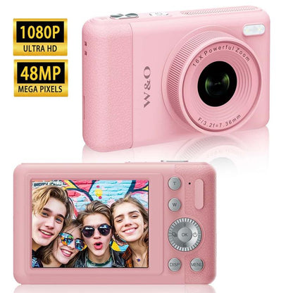 Videocamera 4K per vlog per principianti: 64 MP, messa a fuoco automatica, schermo girevole a 180°