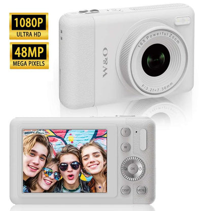 Videocamera 4K per vlog per principianti: 64 MP, messa a fuoco automatica, schermo girevole a 180°