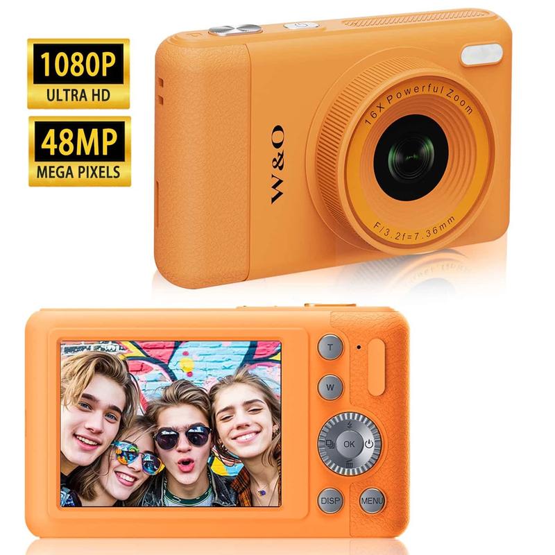 Videocamera 4K per vlog per principianti: 64 MP, messa a fuoco automatica, schermo girevole a 180°