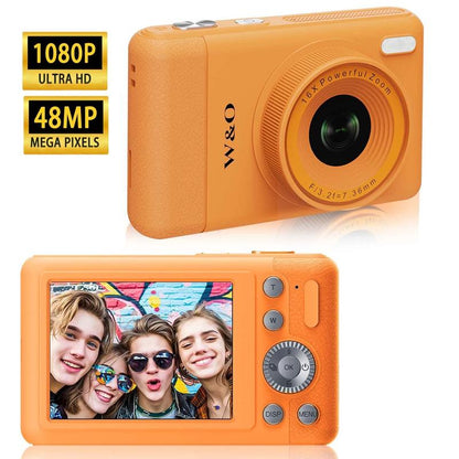 Videocamera 4K per vlog per principianti: 64 MP, messa a fuoco automatica, schermo girevole a 180°