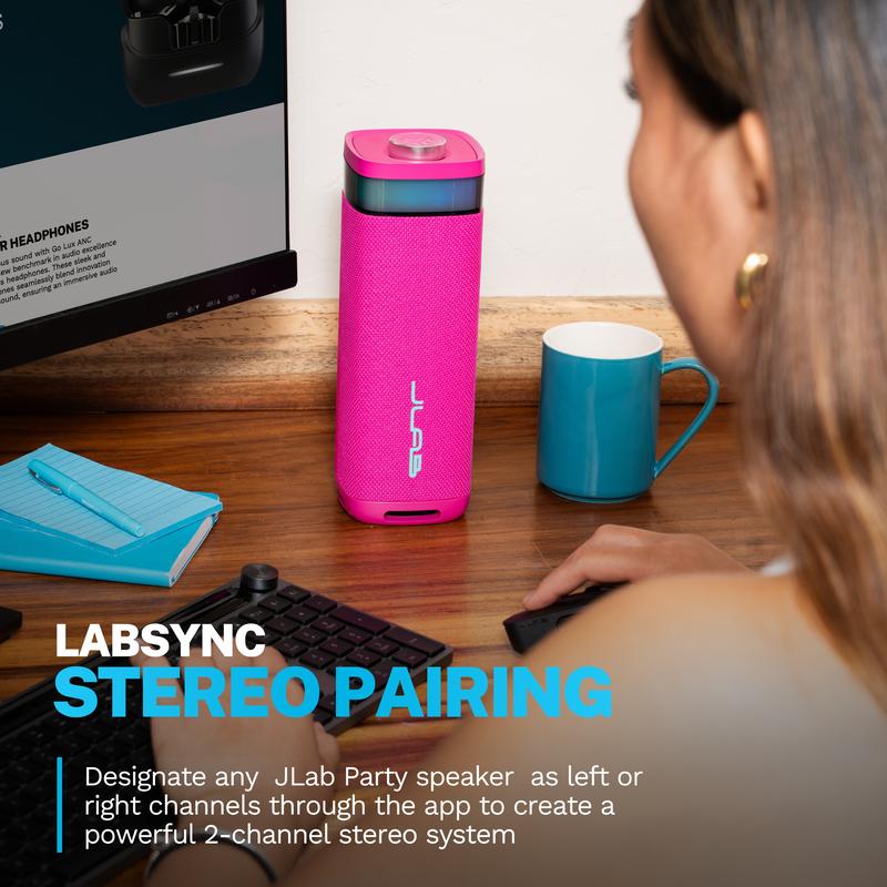 JLab JBuds Party Speaker: 30W Power, 12H Playtime, RGB Lighting