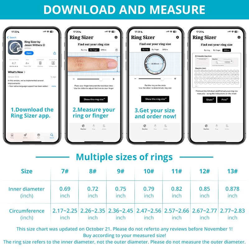 COLMI R10 Smart Ring: Fitness Tracker con contapassi e impermeabile fino a 5 ATM 