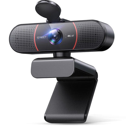 Webcam EMEET C960 4K: messa a fuoco automatica, doppi microfoni AI con cancellazione del rumore