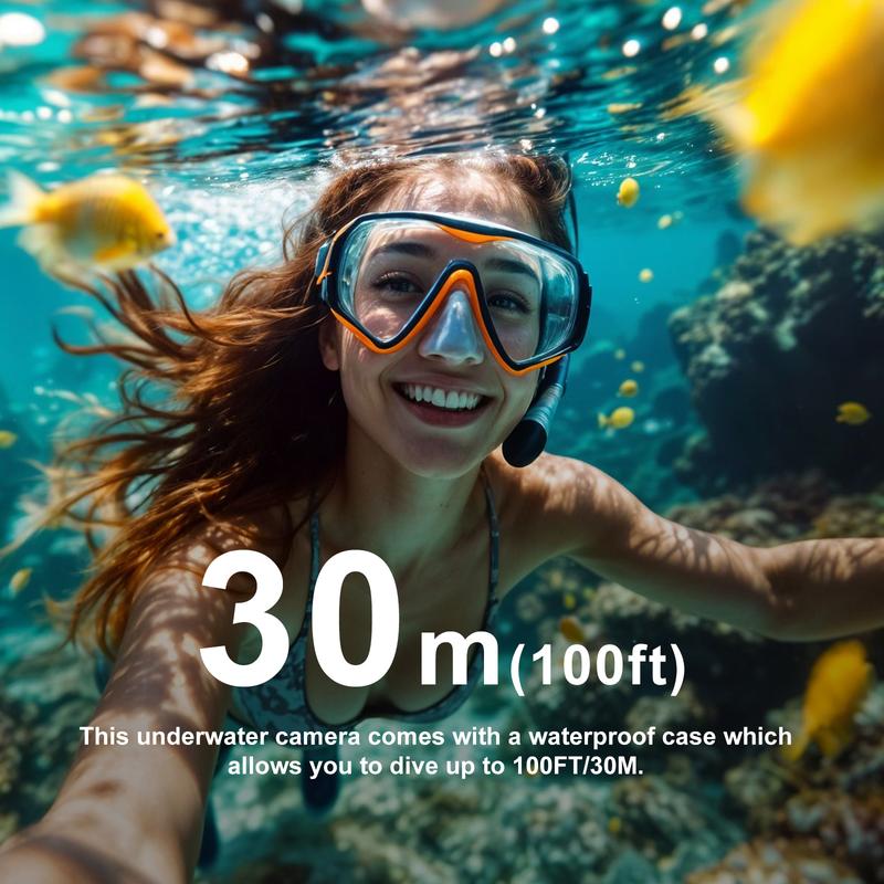 NUISK Mini-Daumenkamera: 128 GB, 4K-POV-Video, Magnethalterung